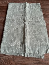 Nr. 98 Stoff Musselin salbei gepunktet 0,95x1,30m