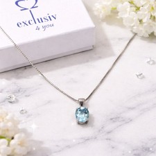 Silberschmuck mit Aquamarin