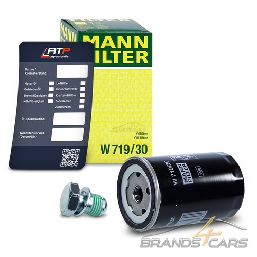 Mann ölfilter set für - -,