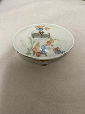 ANTIK VINTAGE Ovale Dose Mit Deckel GRINDLEY & CO ENGLAND