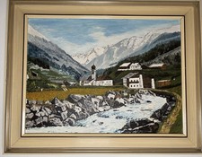 Bild Öl auf Leinwand handgemalt mit Rahmen Schuler Bild