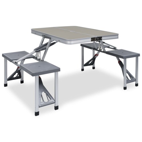 Campingtisch sitze stahl alu - 4,