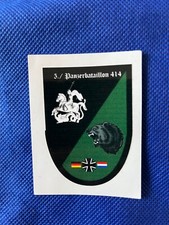 Bundeswehr/NLD Heer Aufkleber "5./PzBtl 414", (aus Sammlung) -