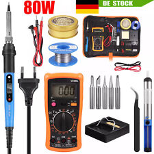 Lötkolben Set Lötset Lötstation Temperatur Einstellbar Soldering Iron Wire Kits