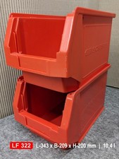 2 Stück SSI SCHÄFER Sichtlagerkästen Typ LF 322 -Gebraucht + Gut-