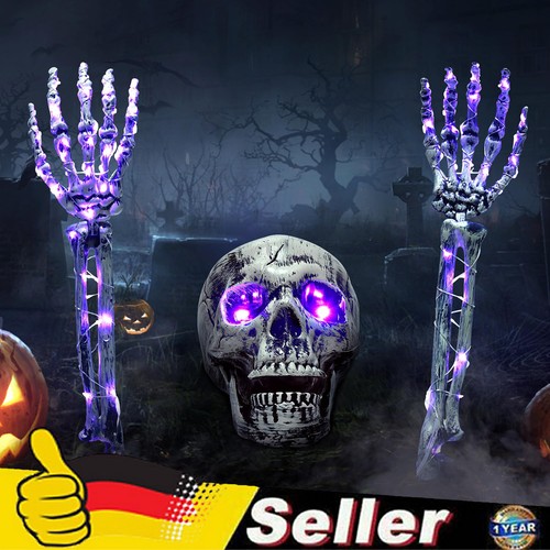 Halloween knochen erdspieße - halloween,