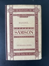 Händel Samson - Novello’s Original Octavo Edition, Vokalpartitur (um 1900)