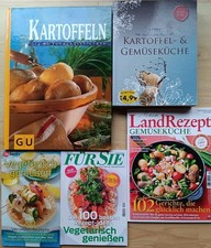 5 Kochbücher Gemüseküche, Vegetarisch,  Kartoffeln - LandRezept, GU, Für Sie...