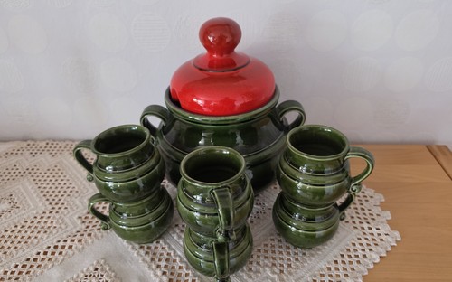 Keramik bowle set - bowle-set:, 1