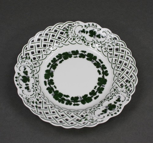 Meissen teller durchbrochen - meissen,
