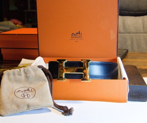 Hermès ledergürtel mit - ledergürtel,