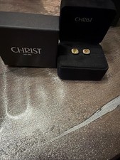 Christ Citrin Ohrstecker 585