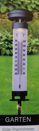 Solar thermometer beleuchtet - solar,