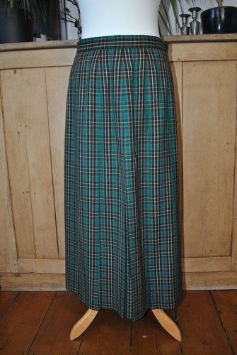 Vintage viyella grün kariert - viyella,