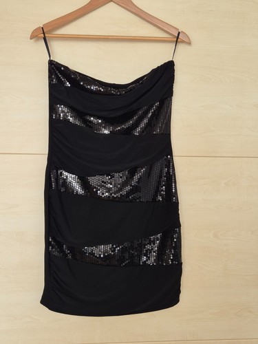 Amisu kleid pailletten glitzer - kleid,