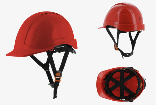 Schutzhelm kletterhelm rot - rot, 6