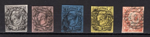 Sachsen 1855 michel - ad, 8