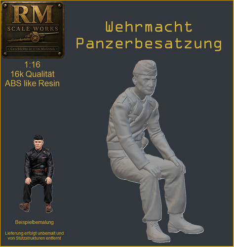 Ww2 wehrmacht figur - 1:16,