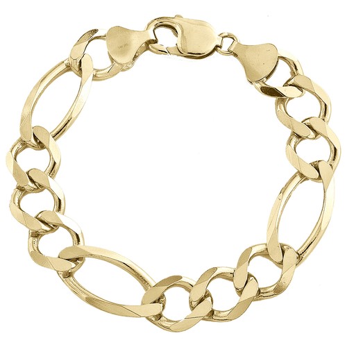 14k gelbgold 12mm massiv - gelbgold,