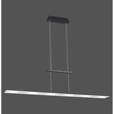 Just Light LED Pendelleuchte Nele Anthrazit 130 x 12 cm dimmbar 
