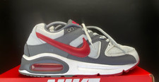 Nike Sneaker Air Max Command Grau Rot ·Gr 42· Herren Streetwear Retro Originals 