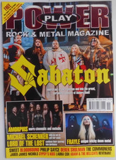 Powerplay Leistung Play Magazin November / Dez. 2025 Sabaton,Amorphis,Frayle,M