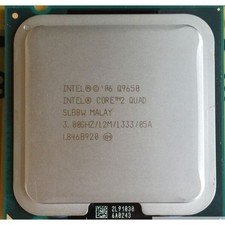   Core 2 Quad Q9650 3.0 GHz 12M 1333MHz 4-Core Processor LGA 775 CPU 95W @zx