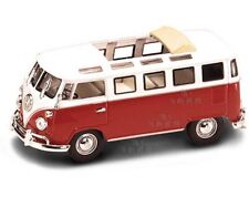VW Volkswagen T1 Microbus - 1962 - redbrown / white - Lucky 1:43