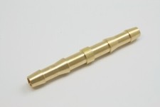 Doppelschlauchtülle Verbinder Messing  für Schlauchinnen Ø 4 mm / 6 mm / 9 mm 