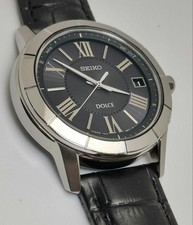 Seiko Dolce Solar Radio Wave Lightweight Titanium Watch Model 7B24