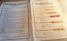 Alter Prospekt Werbeblatt
