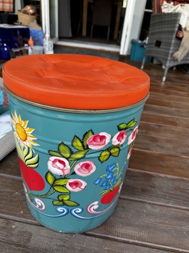 Vintage retro sitzhocker - vintage,