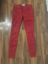 Mango Leder Imitat Hose Rot