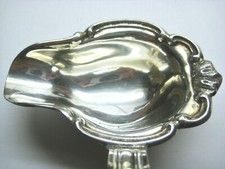 Suppenkelle Augsburger Faden seltene Ausführung antike Kelle Schöpfer vor 1900