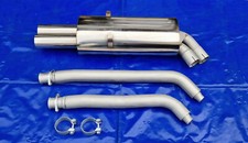 Edelstahl Auspuffanlage BMW  E36 3er 325i 328i m50 Coupe Cabrio Limo 2x76 scharf