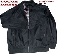 VOGUE DRESS Herrenjacke, Bomberjacke schwarz beschichtet, ungetragen Gr. L
