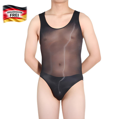 Herren body elastisch - body,