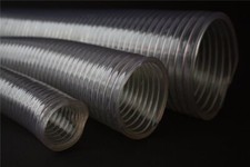 Saugschlauch klar Stahleinlage