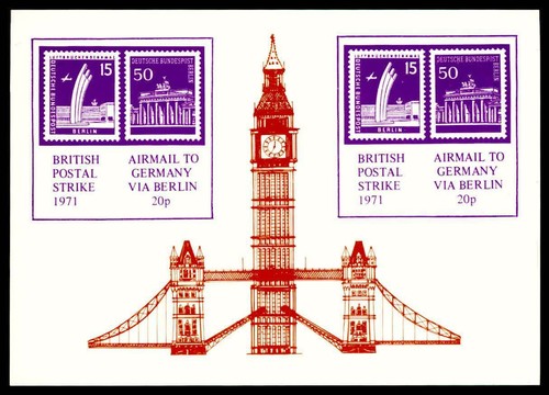 Brd gedenk block 1971 - brd,