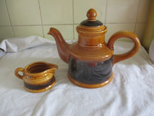 Gallo Provence -  keramik Kaffeekanne und Milchkännchen