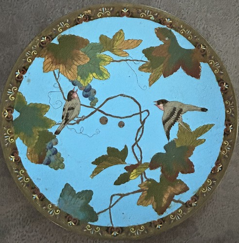 Sehr alter cloisonne teller - cloisonne,