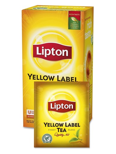 Lipton yellow label schwarztee - yellow,