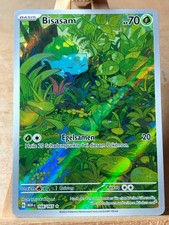 Pokemon Bisasam Full Art | Deutsch 166/165 Karmesin & Purpur 151 | NM