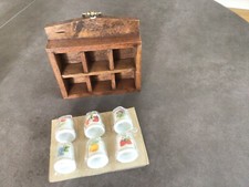 "Setzkasten mit 6 Porzellan -