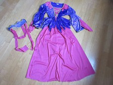 KOSTÜM-SET?BURGFRÄULEIN❤104/110/116♡4-5-6♡S❤KLEID❤GOTHIC❤KARNEVAL❤HOFDAME❤KRONE