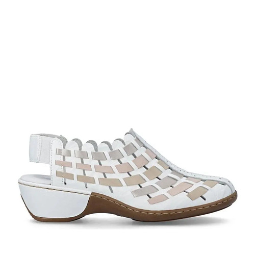 Rieker women white leather - rieker,