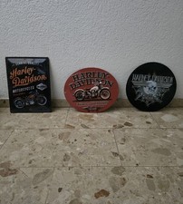 HARLEY DAVIDSON Blechschild Vintage Retro Motorrad Deko Schild 30x15cm