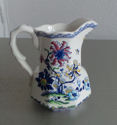 Krug floral vase - floral,