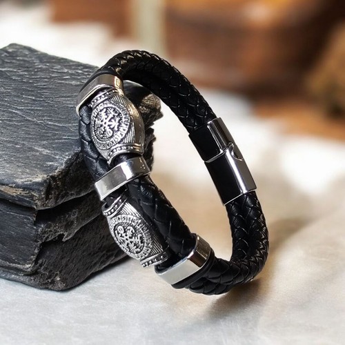 Armband mit vegvisir edelstahl - armband,