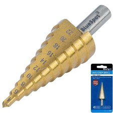 Stufenbohrer hss stahl - stahl, titan